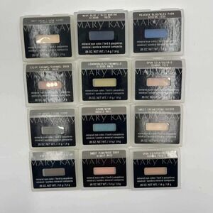 Mary Kay Mineral Eye Color Singles Lot: Navy, Peacock, Azure + More